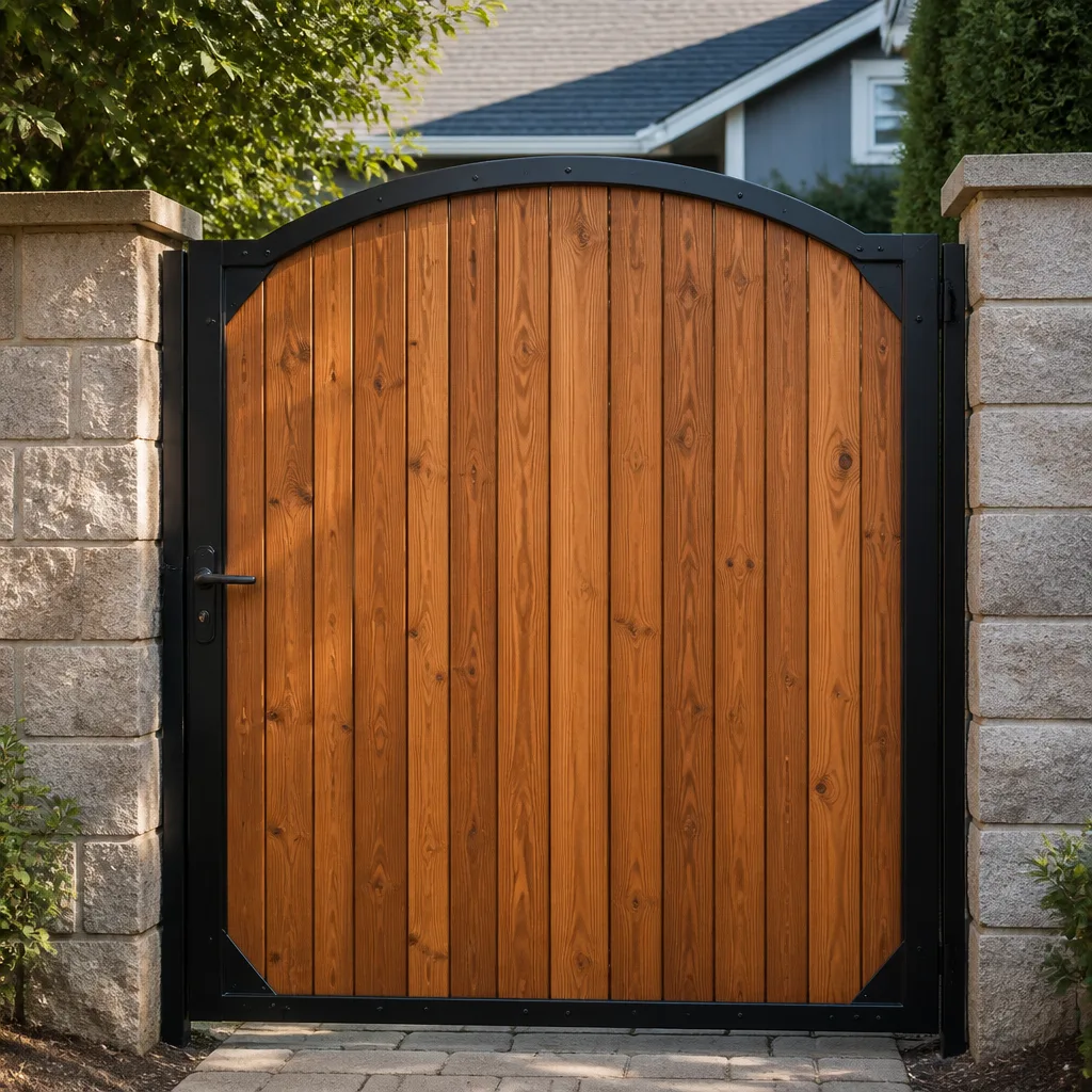 Wood & steel frame